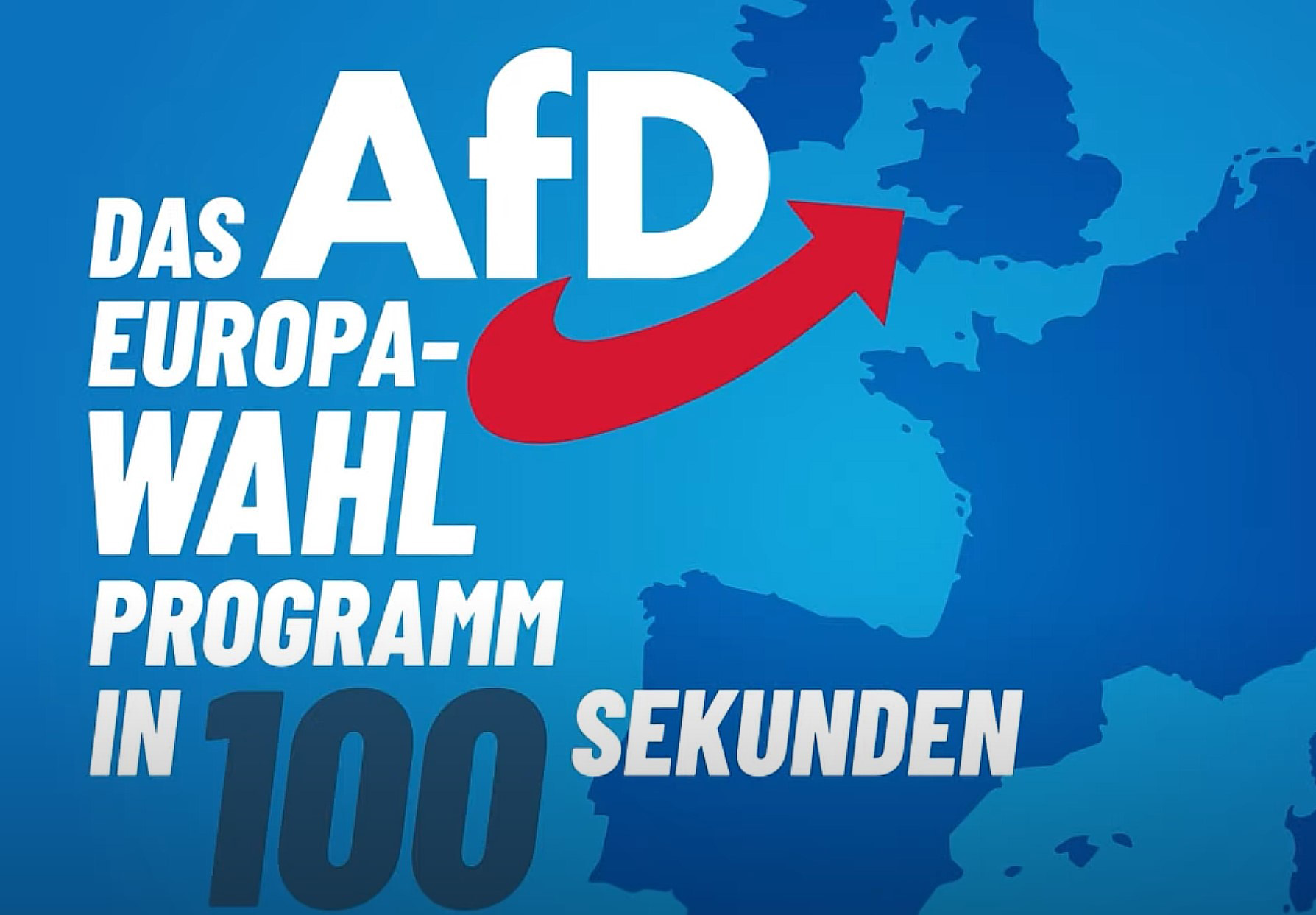 AfD Europawahlprogramm in 100 Sekunden